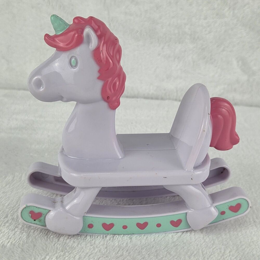 My Sweet Love Lots to Love Mini Baby Rocking Horse Unicorn Pink Replacement